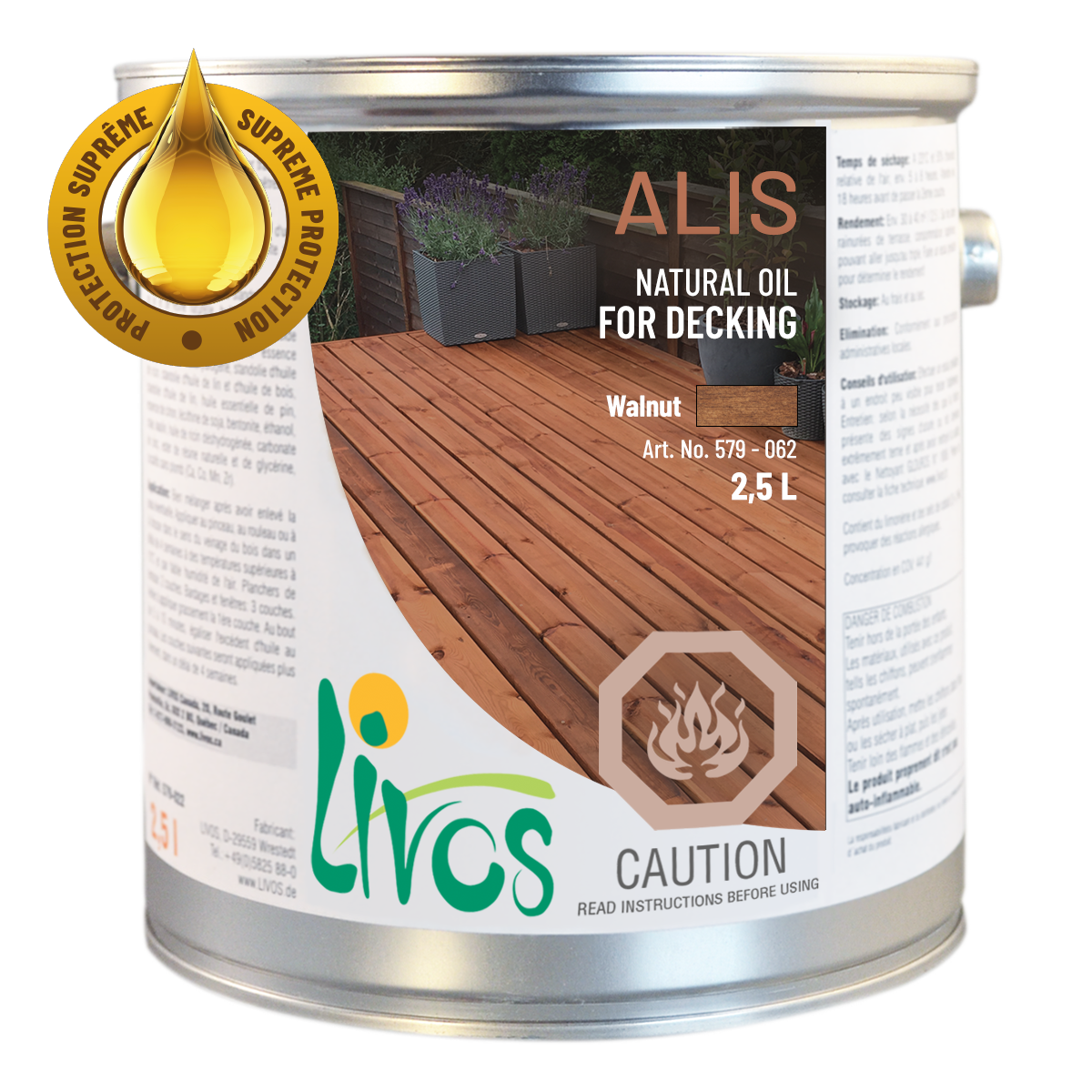 ALIS oil. Highquality wood oil for outdoor wood surfaces Livos