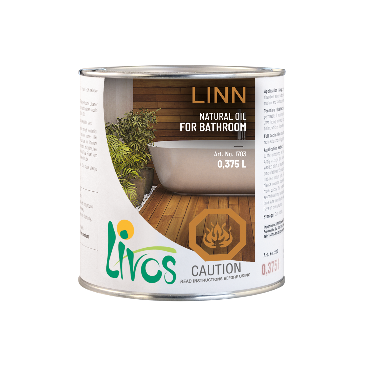 LINN. Wood oil for high-humidity environments – Livos